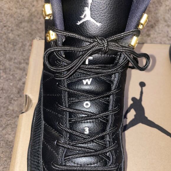 Jordan XII 12 Retro 10.5 Black White Gold EXCELLENT CONDITION main image 8